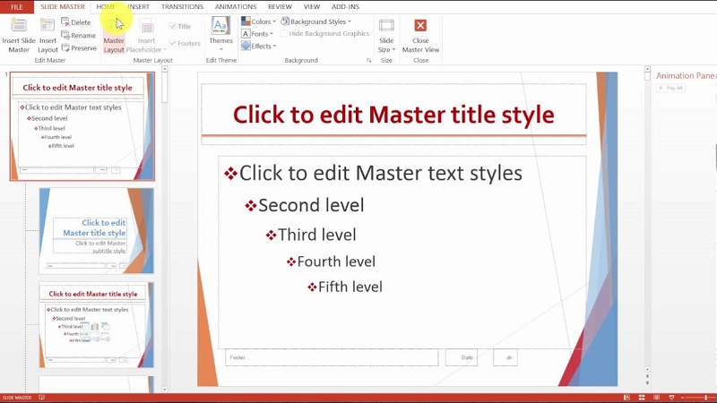 Slide Master
