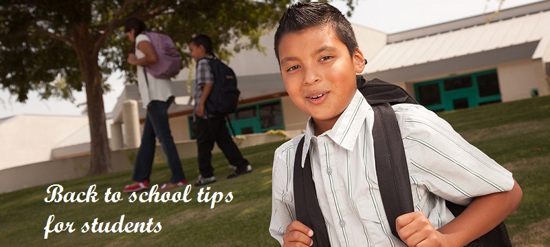 Back to school tips for students
