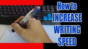 How to improve writing speed for examination